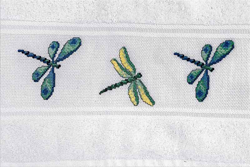 Frottee - Handtuch, 50 x 100 cm — weiß