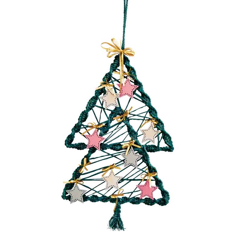 Metalldreieck, 20 cm - weiß