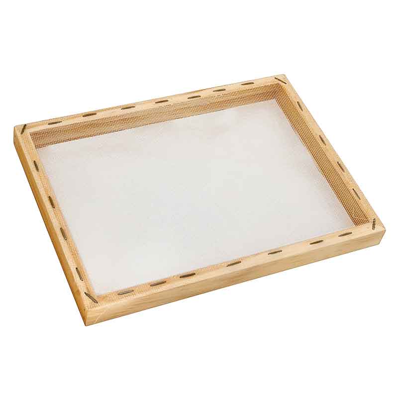 Papierschöpfrahmen, 17 x 23 x 2 cm — ohne Deckrahmen