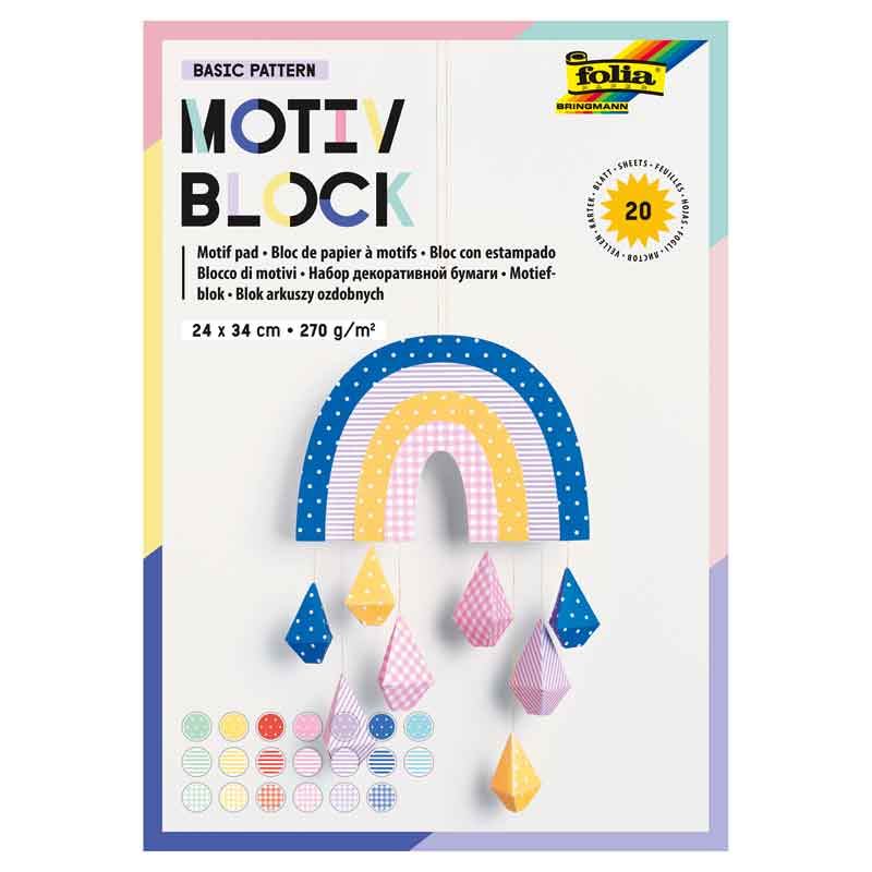 Motivblock 24 x 34 / 20 Stk