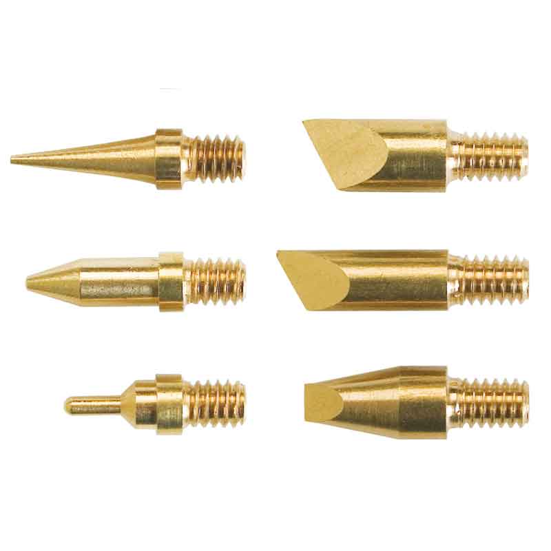 Brennspitzen - Set, 6 Stk.