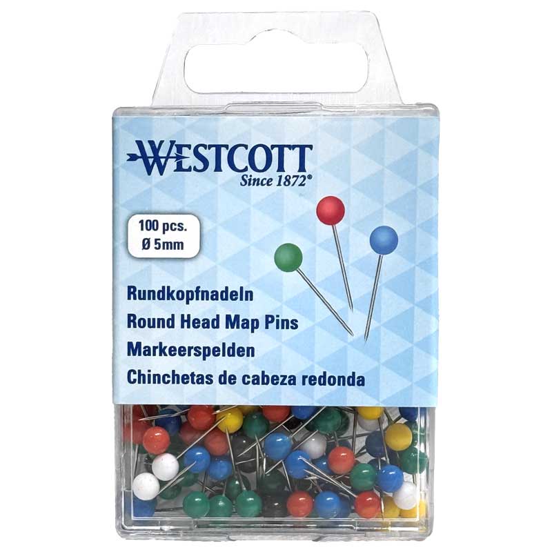 Rundkopfnadeln 100 Stk.