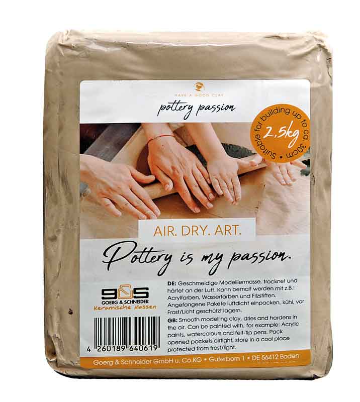 Air Dry Ton / 2,5 kg — weiß