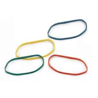 Gummiringe, 200 Stk. — sortiert