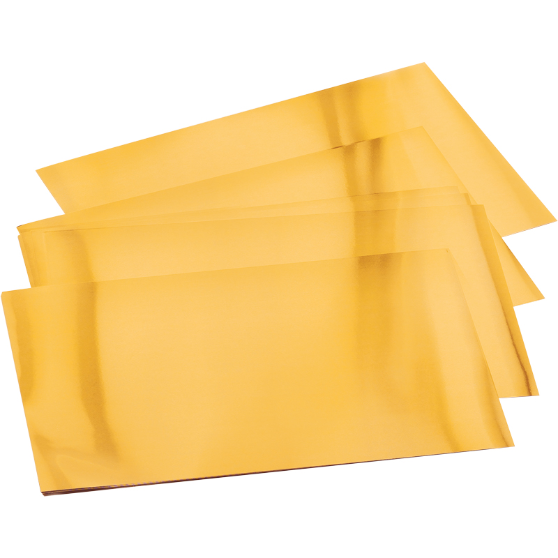 Alu-Prägefolie, 0,07mm / 30 Stk. — goldfarben