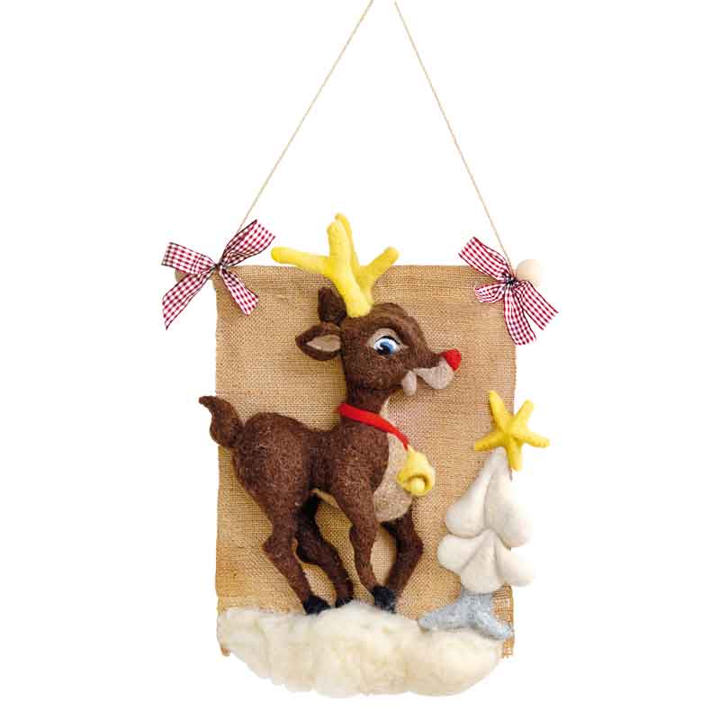 Rupfen Wandbehänge — 30 x 40 cm