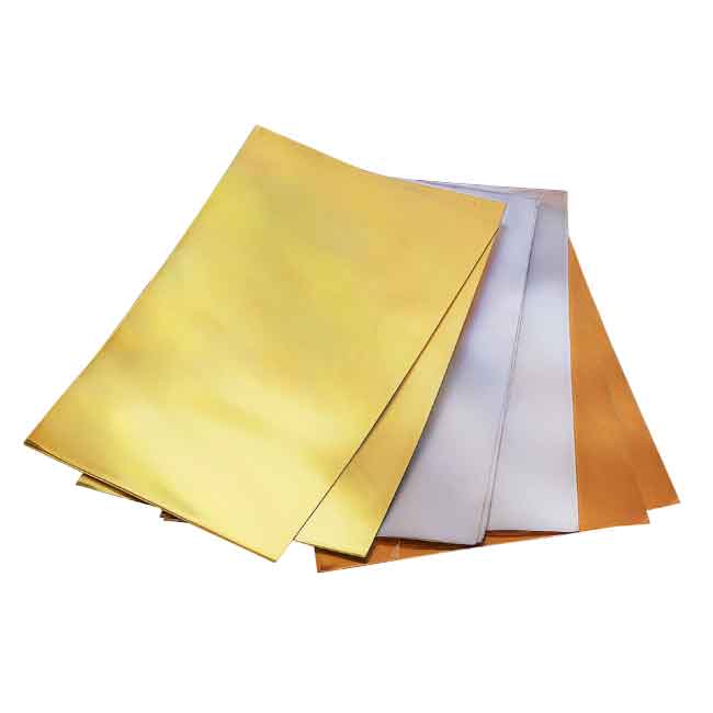 Alu-Prägefolie, 0,07mm / 30 Stk. — silberfarben