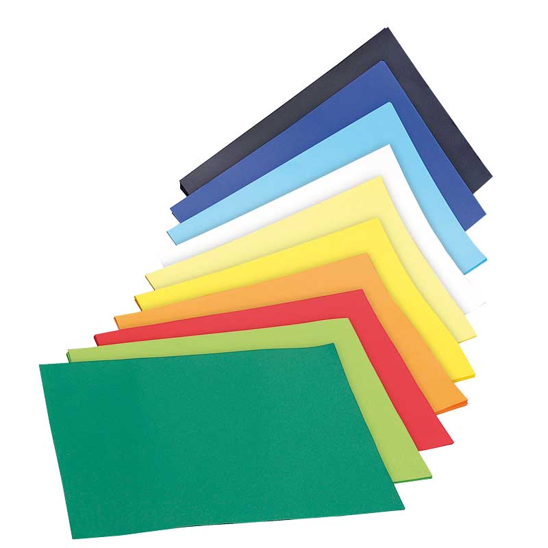 Tonpapier 50 x 70 cm / 25 Bogen - weiß