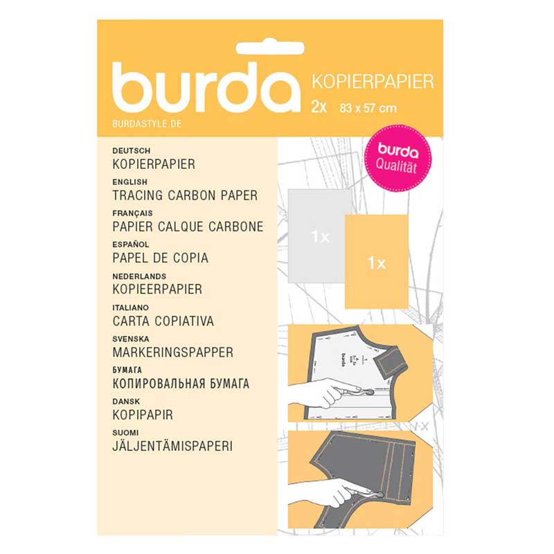 Kopierpapier, 2 Bogen - weiß / gelb