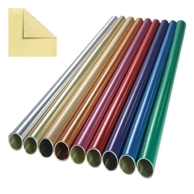 Alu-Bastelfolie kaschiert - silber/silber