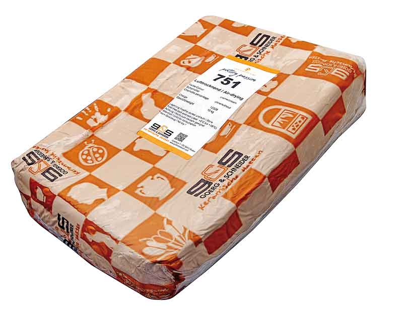 Air Dry Ton 10 kg — weiß