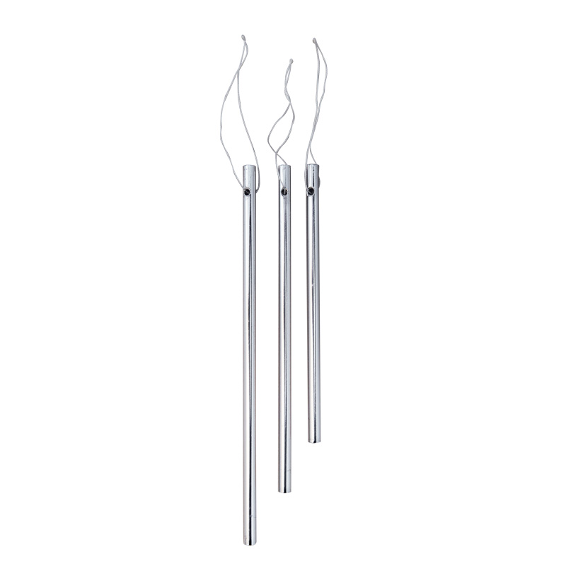 Klangstäbe Set 3 Stk, 12 / 14 / 16 cm - silber