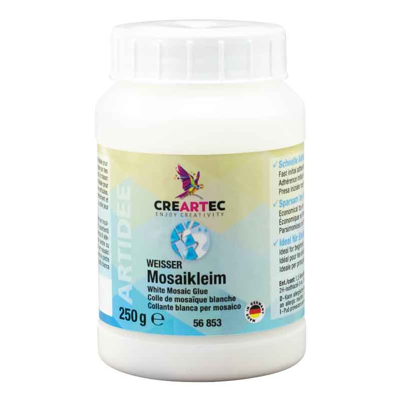 Mosaikleim weiß / 250 g