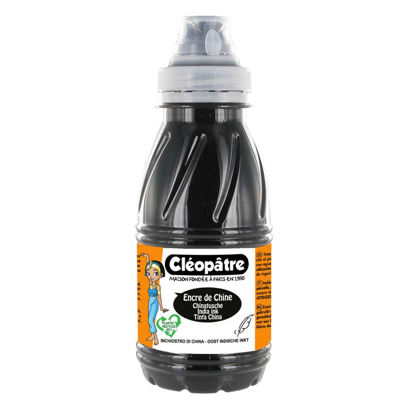 Chinatusche 250 ml — schwarz