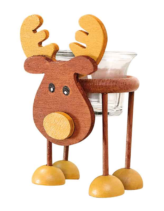 Teelichtglas — 6,5 x 5 cm