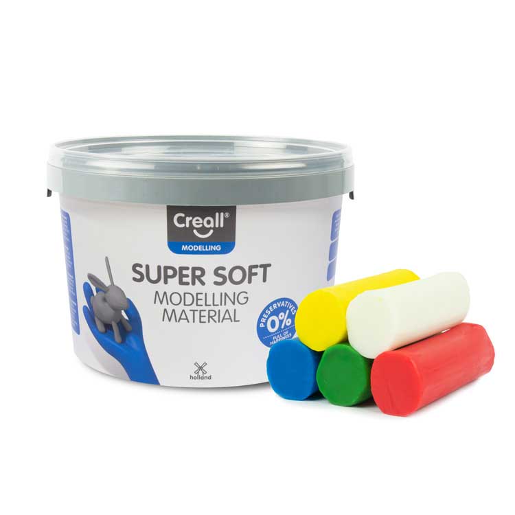 Creall - supersoft, 1.750 g — Grundfarben