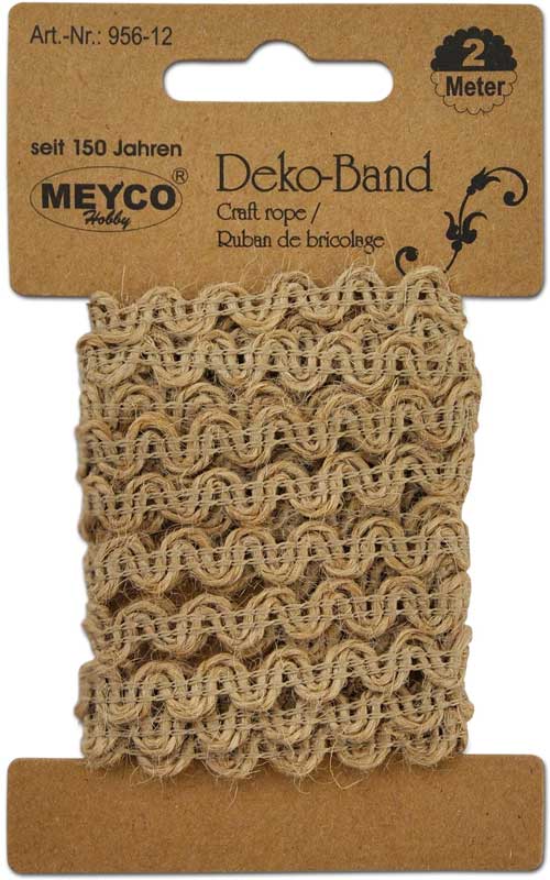 Deko-Band 7 mm / 2 m — natur