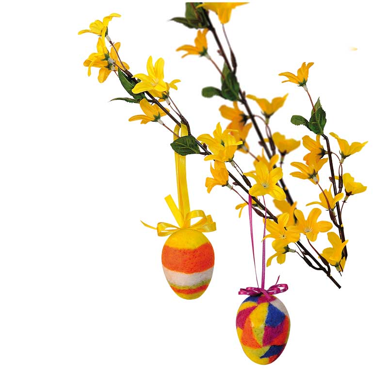 Styropor - Eier, 6 cm / 5 Stk