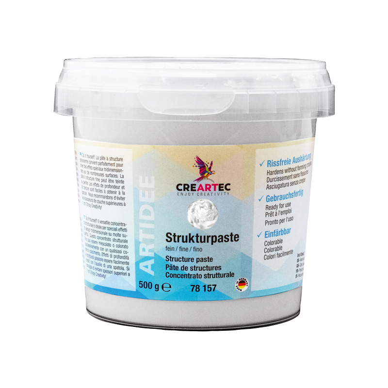Strukturpaste 500 g — fein - weiß