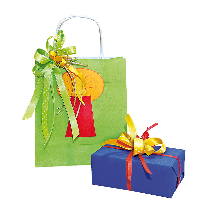 Papiertüten 18 x 21 cm / 20 Stk — farbig sortiert