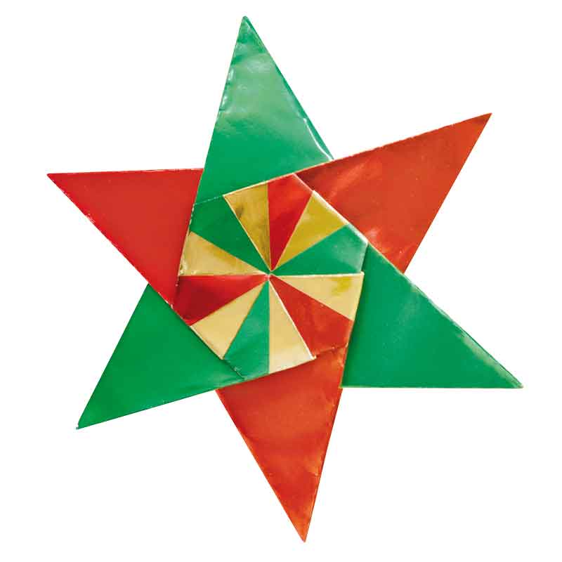 Faltblätter aus Alufolie, 50 Stk.