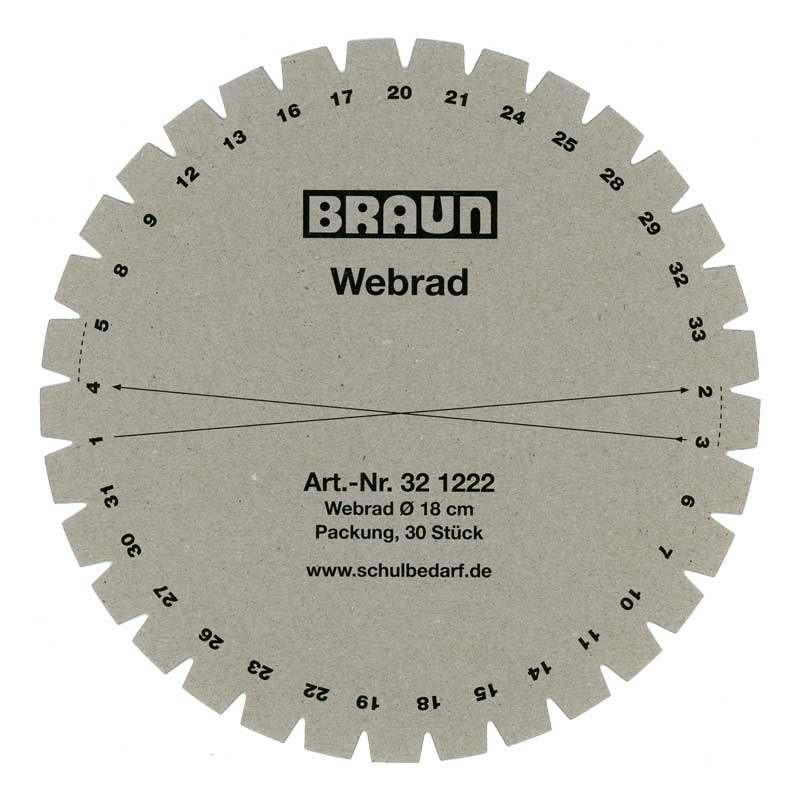 Braun - Webräder — 18 cm