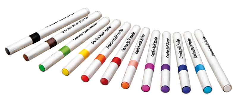 Creative Multi Marker, 12 Stk. — farbig sortiert