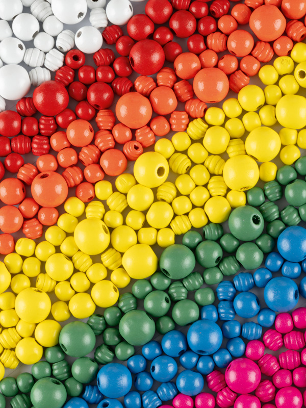 Holzperlenmix JUMBO 1 kg — Basic