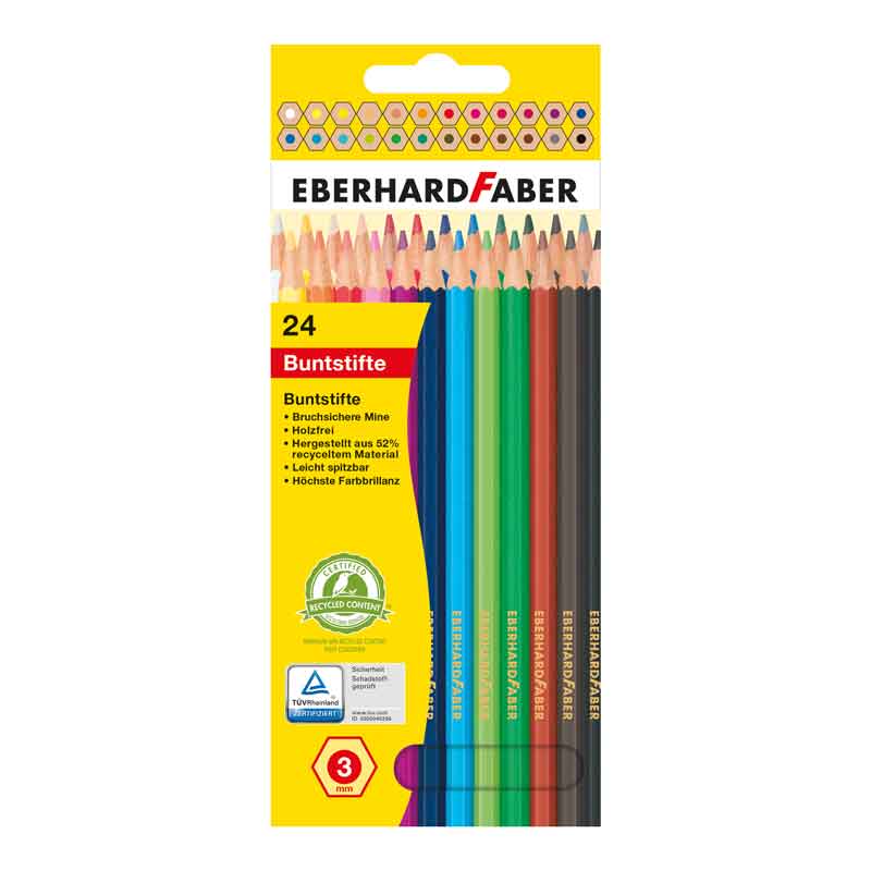 EFA Buntstifte, 24 Stk. — hexagonal
