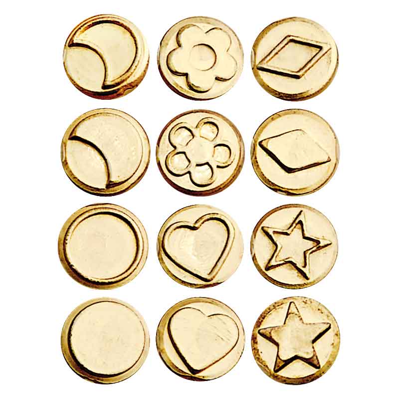 Brennstempel Set, 12 tlg. — Formen
