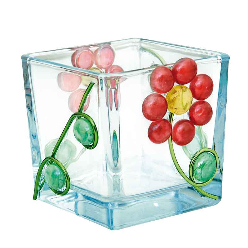 Glas - Nuggets, 1.000 g — farbig transparent