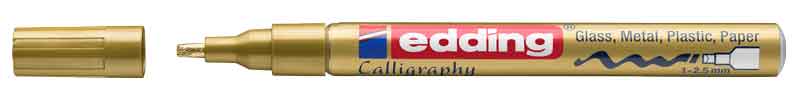 Edding 753 Glanzlackmarker Kalligrafie - gold