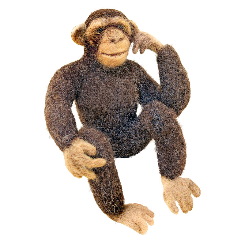 BRAUN Trockenfilzwolle, 50 g - gelb