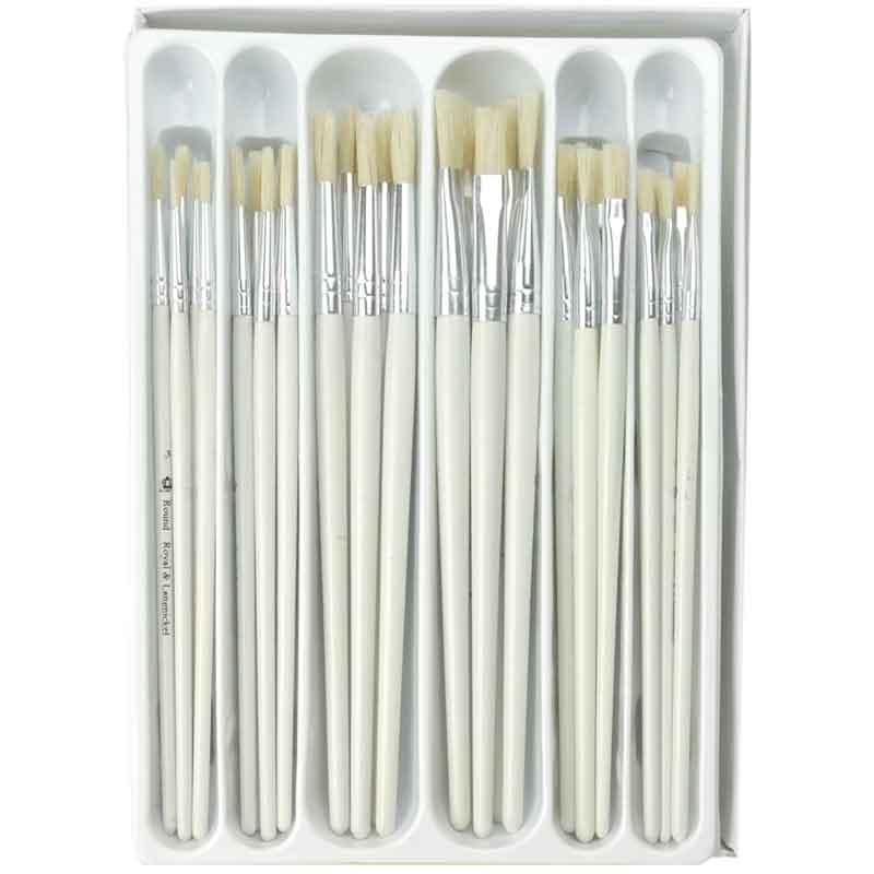 Borstenpinsel - Set, 30 Stk.