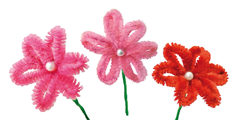 Chenilledraht, 5 m - weiß