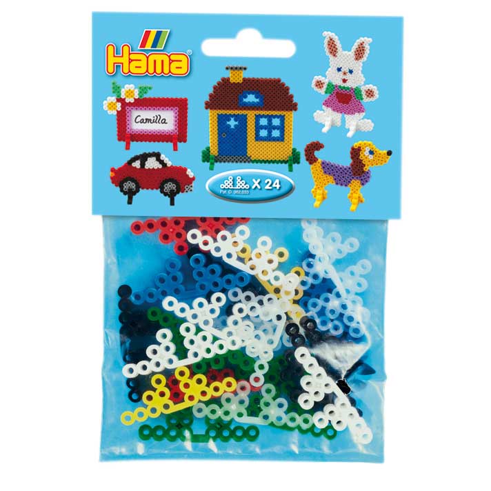 Hama - Motivstützen Midi, 24 Stk. — farbig sortiert
