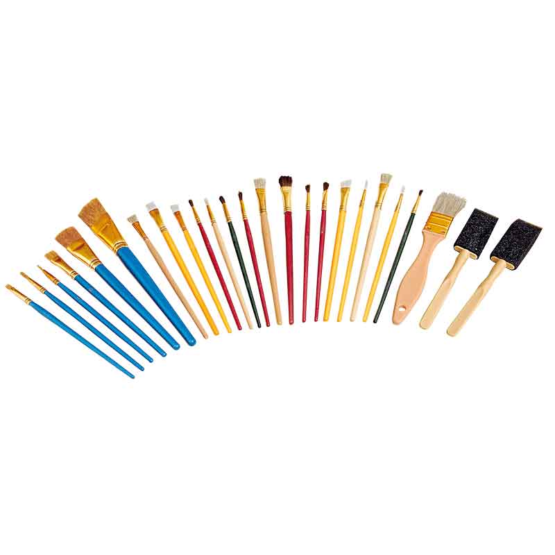 Kinderpinselset, 25 Stk.