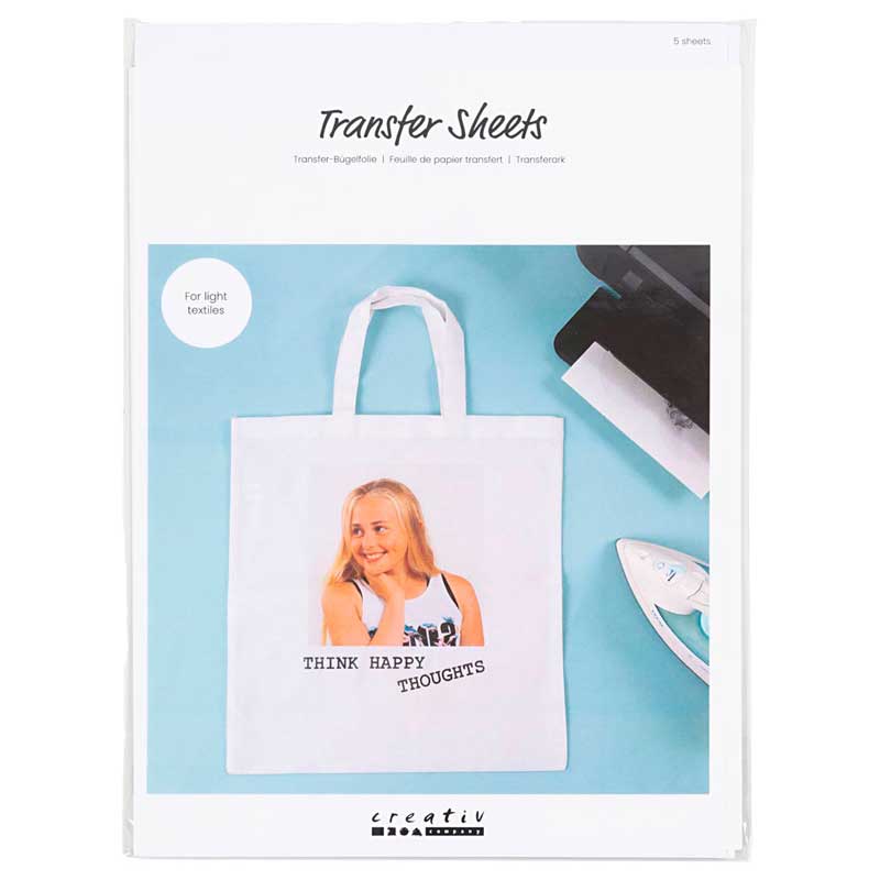 Transfer-Bügelfolie / 5 Stk