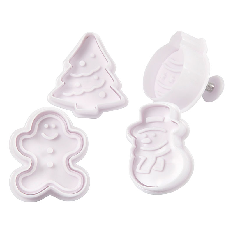 Ausstecher mit Stempelgriff - Weihnachtsmotive