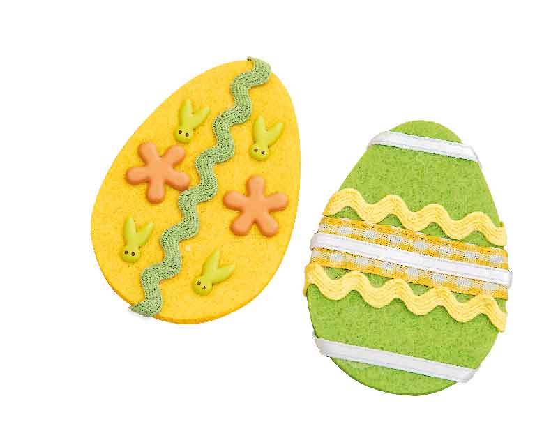 Filz - Eischeiben 6 cm, 20 Stk. — sortiert