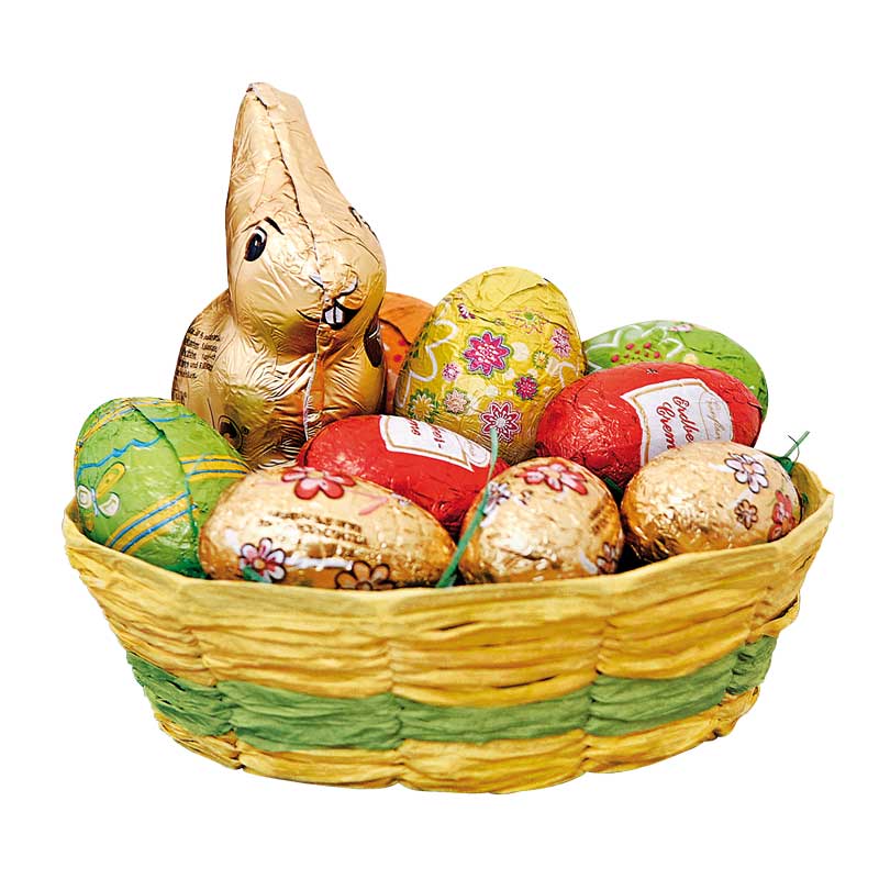 Pappstanzteile für Körbchen, 10 Stk.