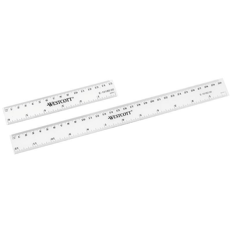 Kunststoff - Lineale,  30 cm