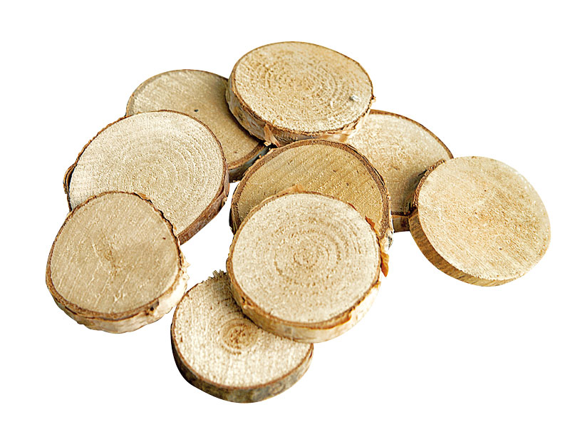 Holzscheiben - Mix, 600 g