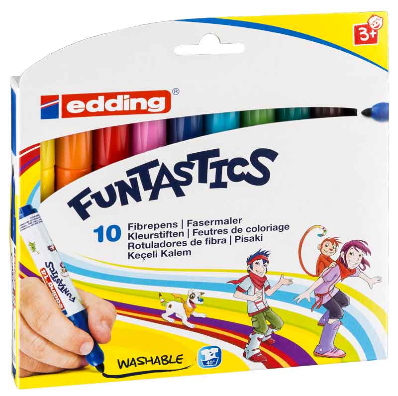 Edding®14 Funtastics, 10 Stk. — sortiert