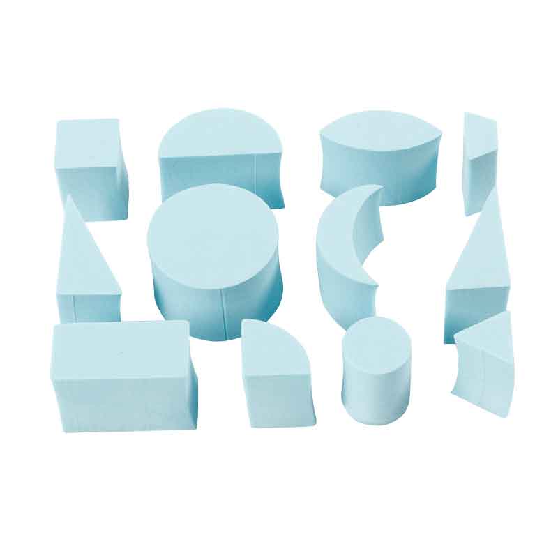 Moosgummi - Stempel, 12 Stk. — geometrische Formen