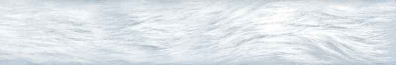 Kunstfell-Band 4 cm x 2 m — weiß