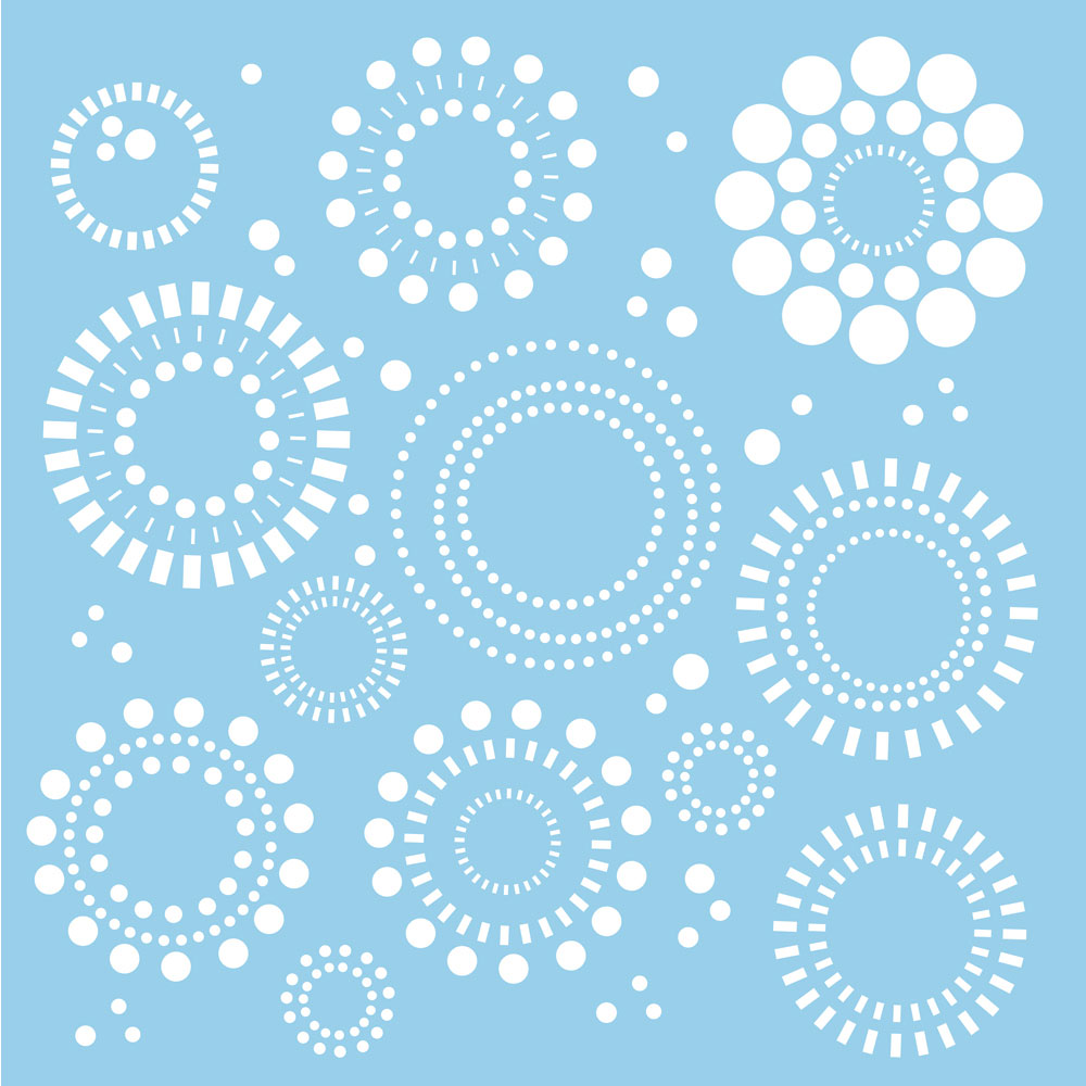 Schablone 30x30 cm - Schmetterling