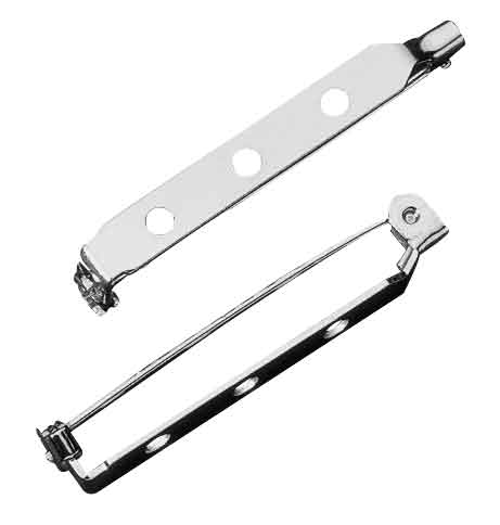 Broschennadeln 25 mm / 20 Stk. — platin