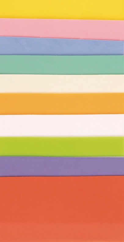 Verzierwachs 5 x 10 cm / 10 Stk — pastell