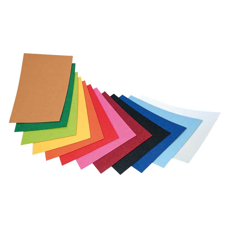 Filzplatten Stortiment 2 mm, 12 Stk. — 30 x 45 cm